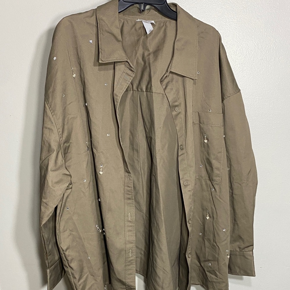 Men's Stylish Tan Shirt Jacket